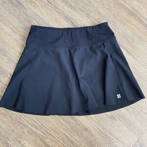 Sweaty Betty Black Swift Running Tennis Golf Skort XSMALL